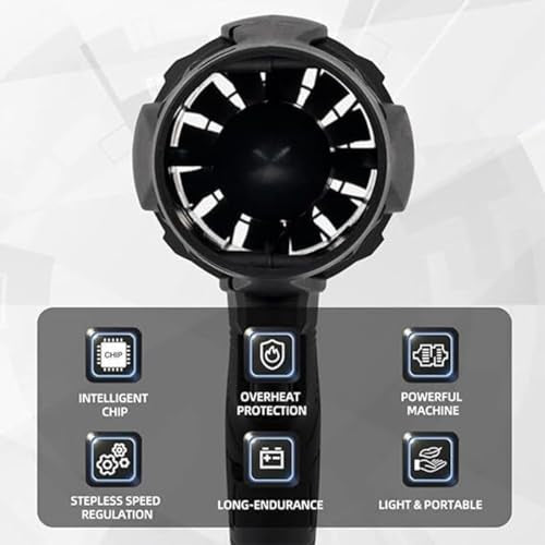 High Power Electric Air Blower for Cleaning – Portable Dust Blower with Strong Air Flow, Multi-Purpose Cleaning Tool for Computer, Keyboard, Car Interior, Home Appliances & Workshop Use
