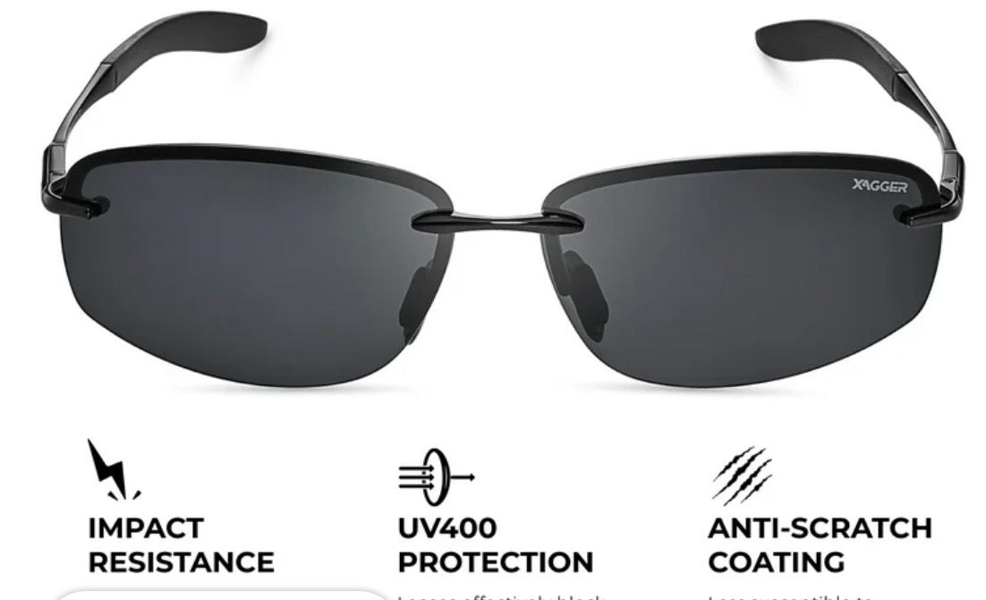 Polorized Rimless Sunglasses