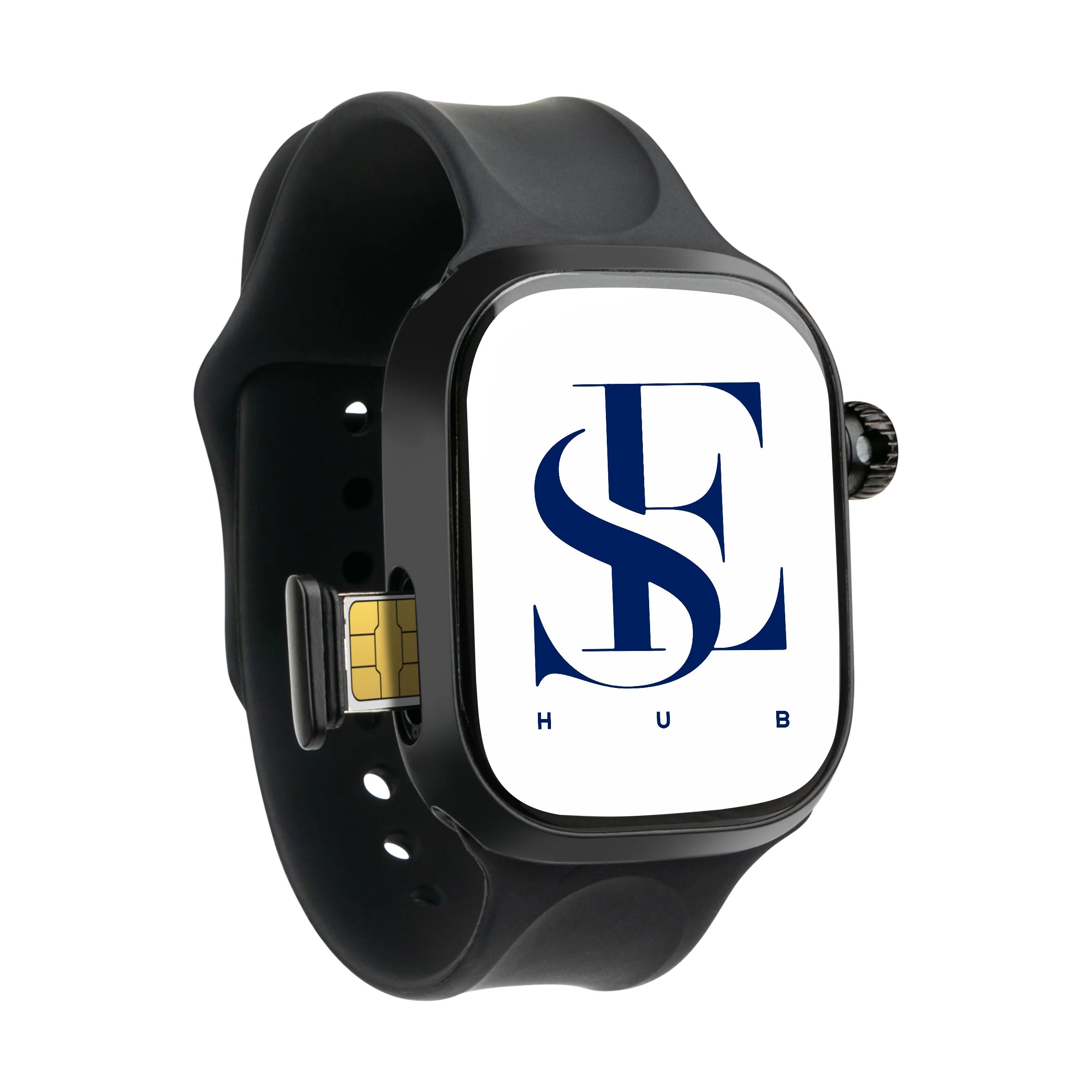 CD99 Android 4G Smartwatch with SIM Card, AMOLED Display, WiFi GPS NFC, Rotating Camera, Multi-Sport Fitness Tracker for Men Women (8GB+128GB) (Black)