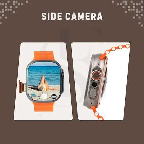 HK ultra one Smart Watch 4G/5G – Side Camera, AI Features, GPS, SIM Enabled, AMOLED Display, Fitness & Sports Tracking, 4GB RAM 32GB ROM