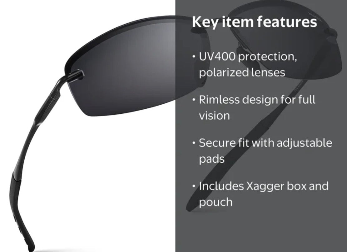 Polorized Rimless Sunglasses