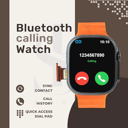 HK ultra one Smart Watch 4G/5G – Side Camera, AI Features, GPS, SIM Enabled, AMOLED Display, Fitness & Sports Tracking, 4GB RAM 32GB ROM