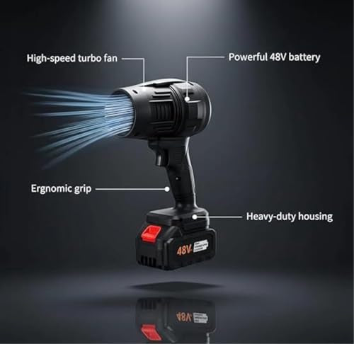 High Power Electric Air Blower for Cleaning – Portable Dust Blower with Strong Air Flow, Multi-Purpose Cleaning Tool for Computer, Keyboard, Car Interior, Home Appliances & Workshop Use