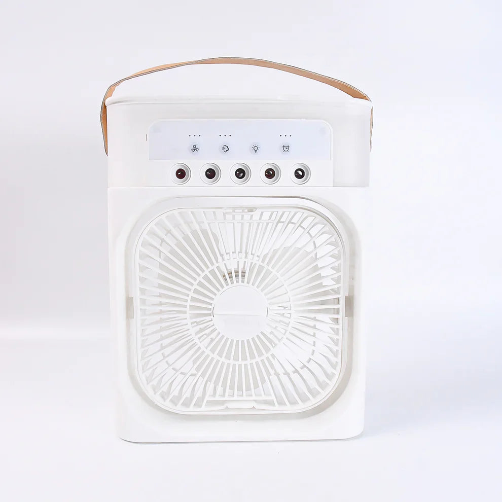 Portable Air Cooler Fan with 7-Color Light – Personal AC Fan