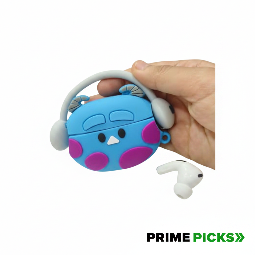 Airpods Pro 2 Case Cover for 2Nd Generation Shock Proof 360-degree Protection Case 3D Design Cover Soft Skin Silicone Compatible 3D Design Headphones Case (Instagram)- Avocado