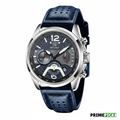 Benyar 5171 Men's Chronograph Watch – Blue Silver Front View