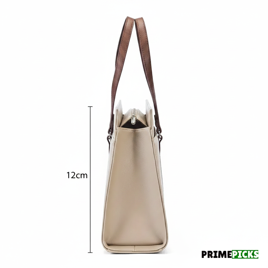 Lino Perros Monroe Women's Accented Durable Tote Bag – Side Profile