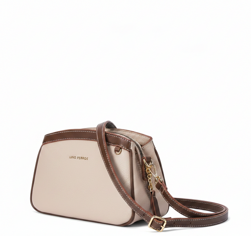 Lino Perros Voyage Manor Women's Coffee Sling Bag – Side Angle View