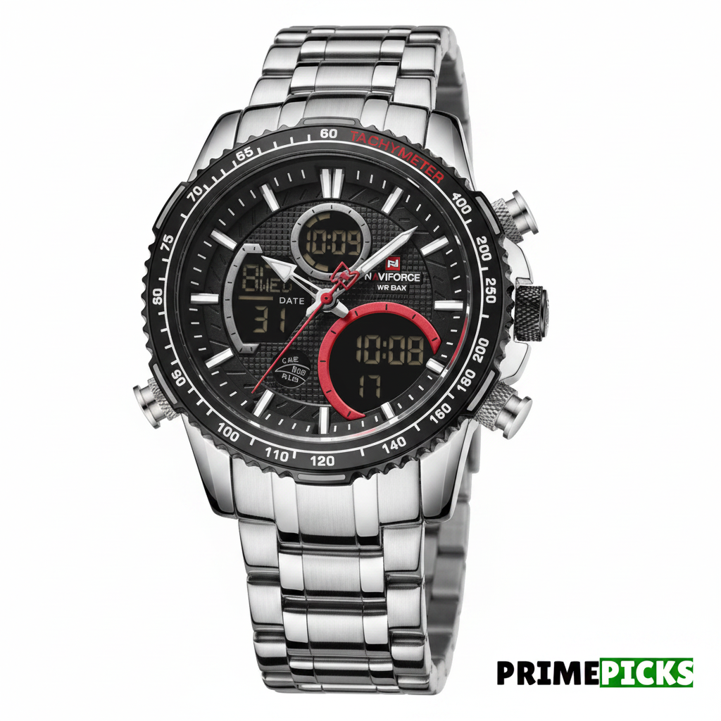 Naviforce 9182 SB Men's Chronograph Watch – Front View