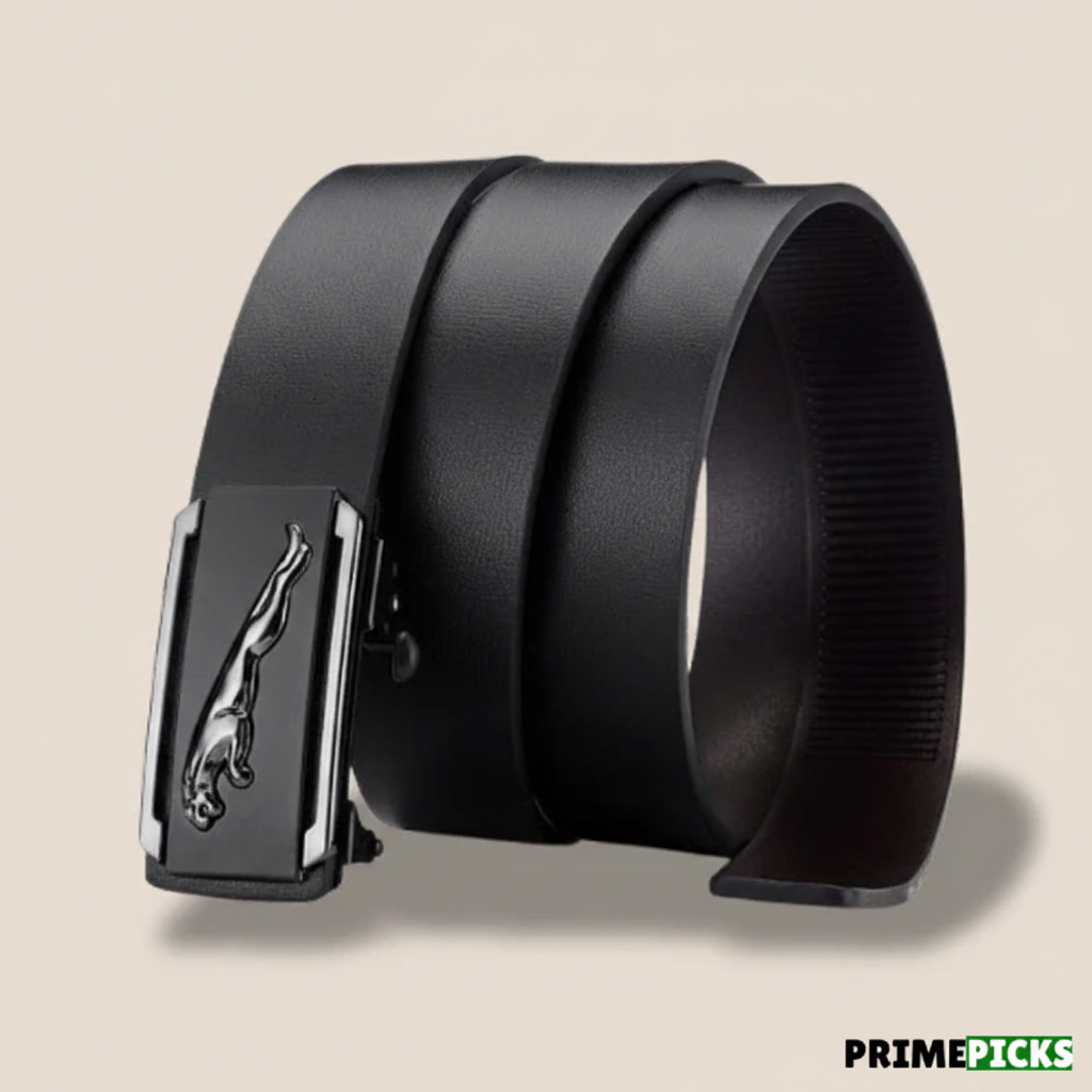 WildHorn Men's Genuine Leather Auto-Lock Belt – Lifestyle Shot