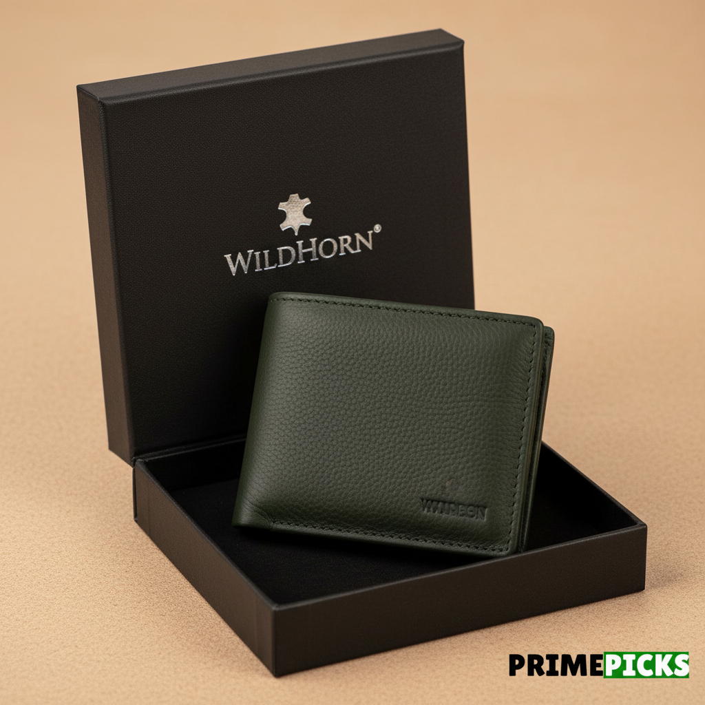 WildHorn Men's Genuine Leather Bifold Wallet – In Premium Gift Box