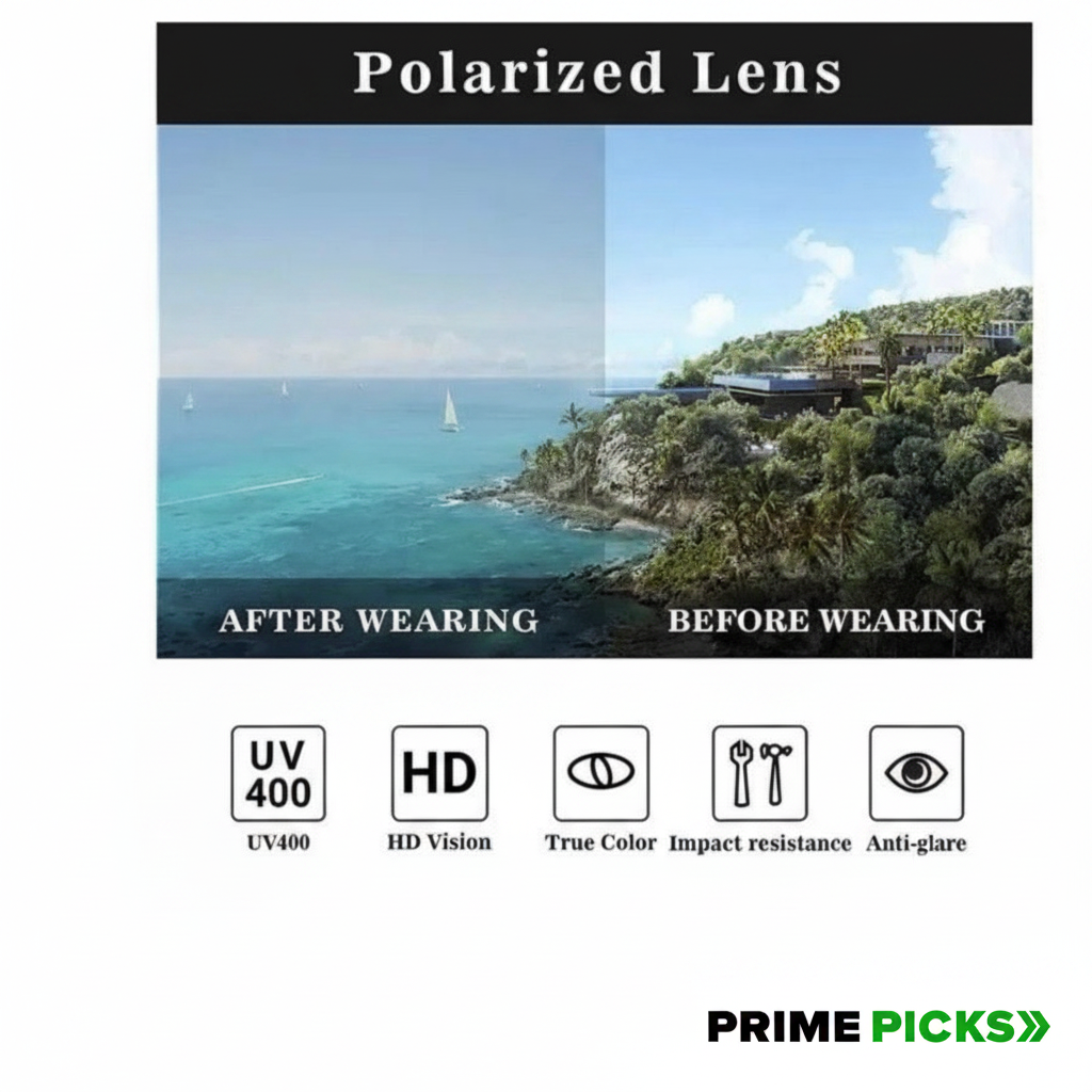 Primepicks Men’s Polorized Sunglasses