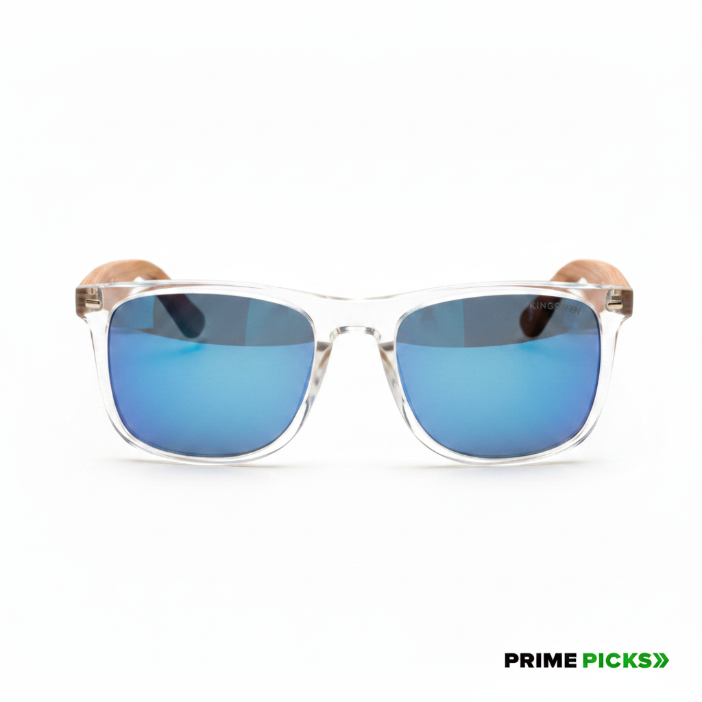 KINGSEVEN B5528 – Handmade Bubinga Wood HD Polarized Sunglasses