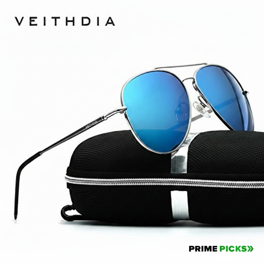 VEITHDIA 3026 – Men's Aviator Polarized Sunglasses