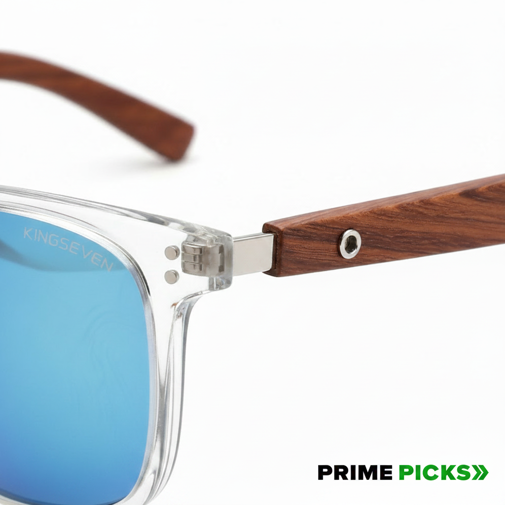 KINGSEVEN B5528 – Handmade Bubinga Wood HD Polarized Sunglasses