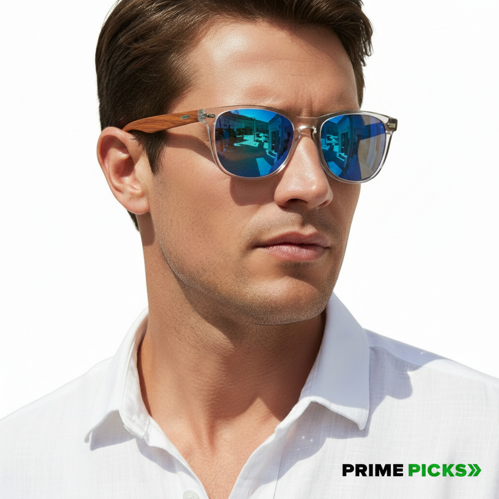 KINGSEVEN B5528 – Handmade Bubinga Wood HD Polarized Sunglasses